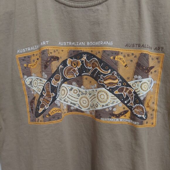 VTG 90s Australia T-shirt Size Med - Picture 4 of 5